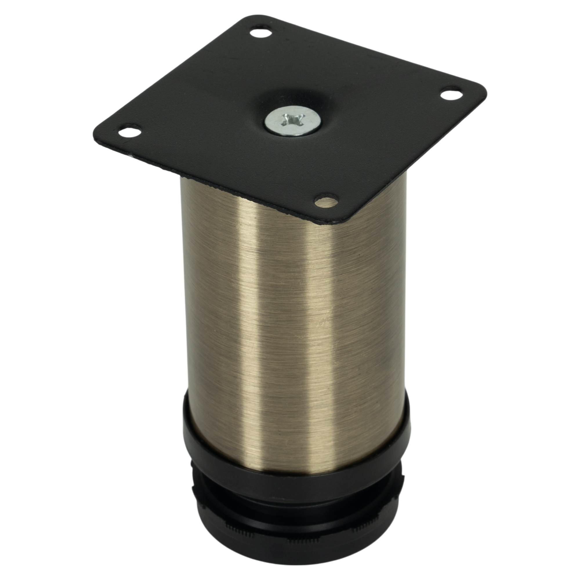 Изображение товара Ножка для мебели круглая ⌀50 мм высота 100-120 мм бронза