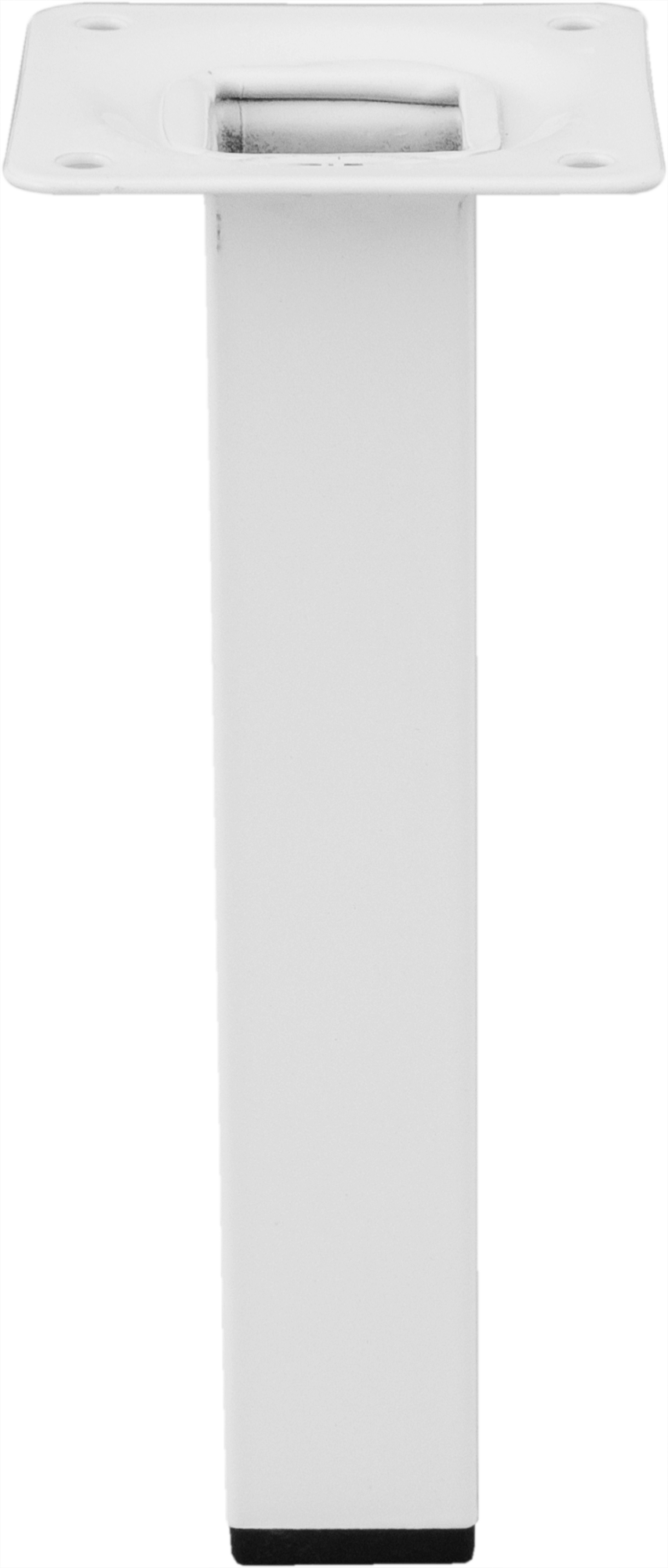 Изображение товара Ножка для мебели квадратная 25x25 мм высота 150 мм белая
