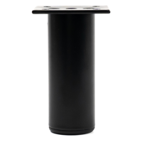 Изображение товара Ножка мебельная круглая Palladium 38x100x38 мм железо цвет черный