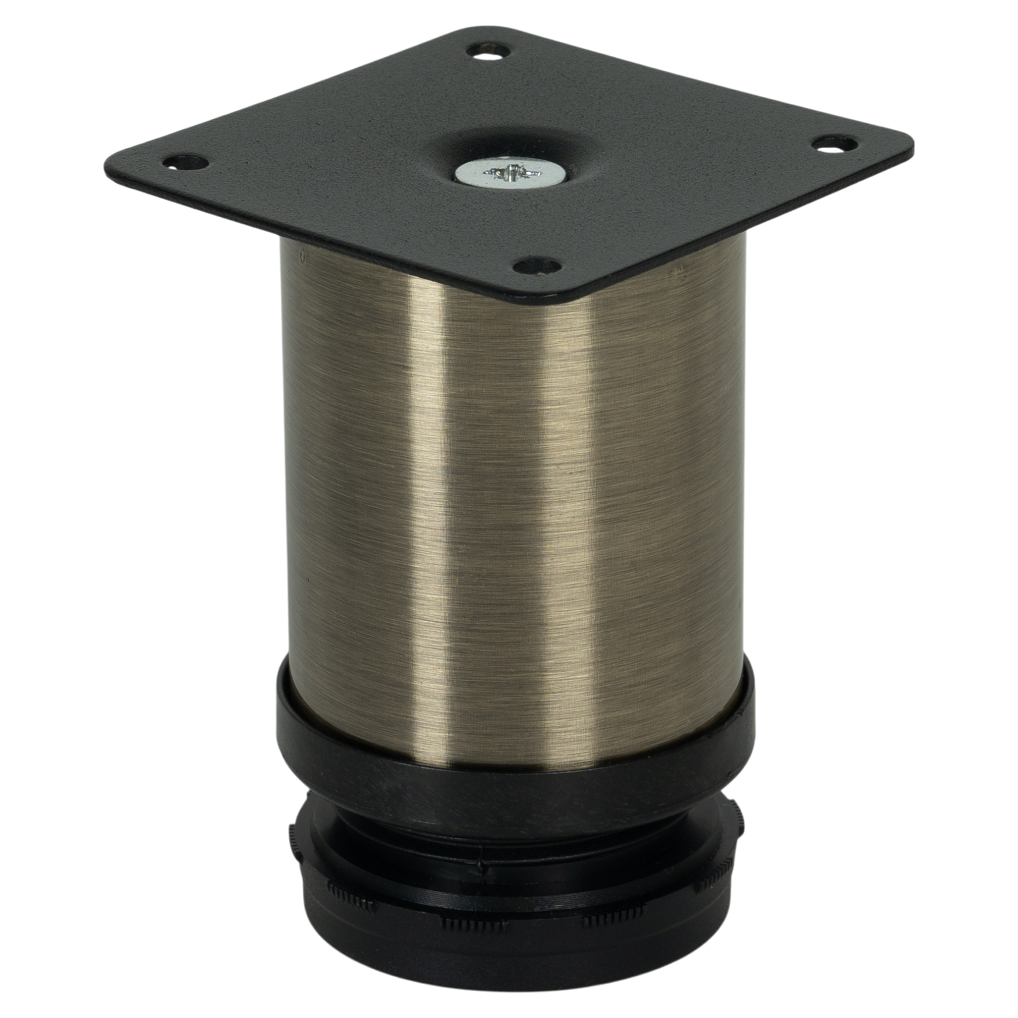 Изображение товара Ножка для мебели круглая ⌀50 мм высота 80 мм сталь цвет бронза