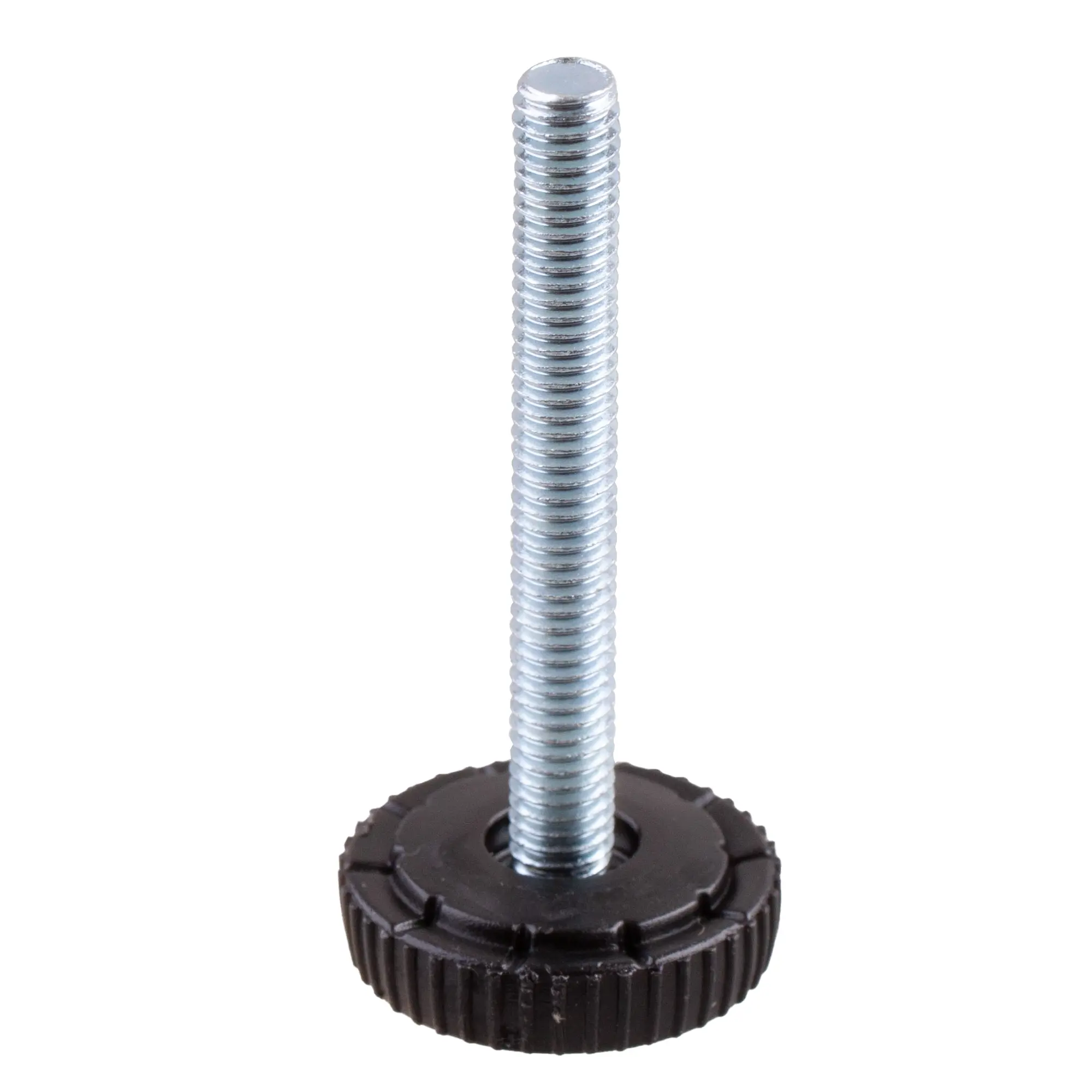 Мебельная ножка круглая ⌀8 мм высота 50 мм серебро 4 шт.