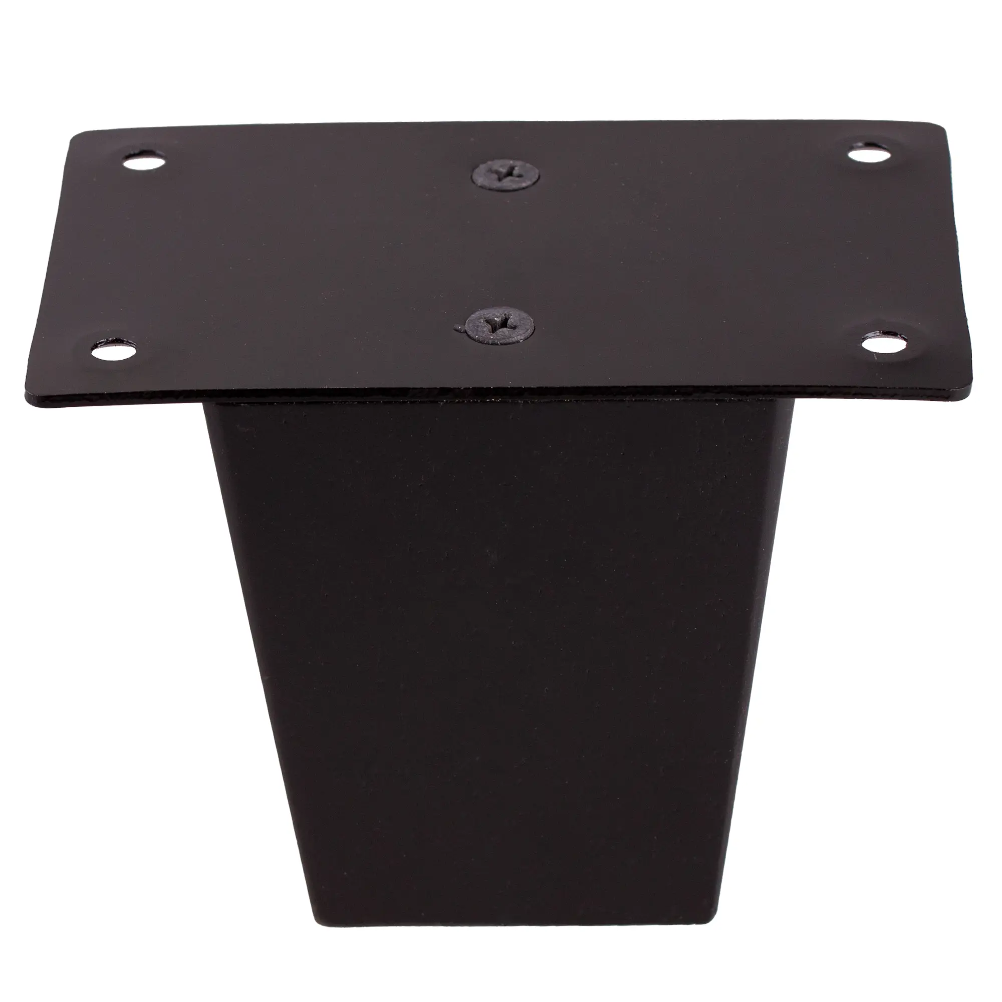 Мебельная ножка квадратная 50x50 мм высота 80 мм черная