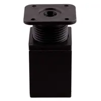 Изображение товара Мебельная ножка квадратная 40 мм высота 60 мм черная