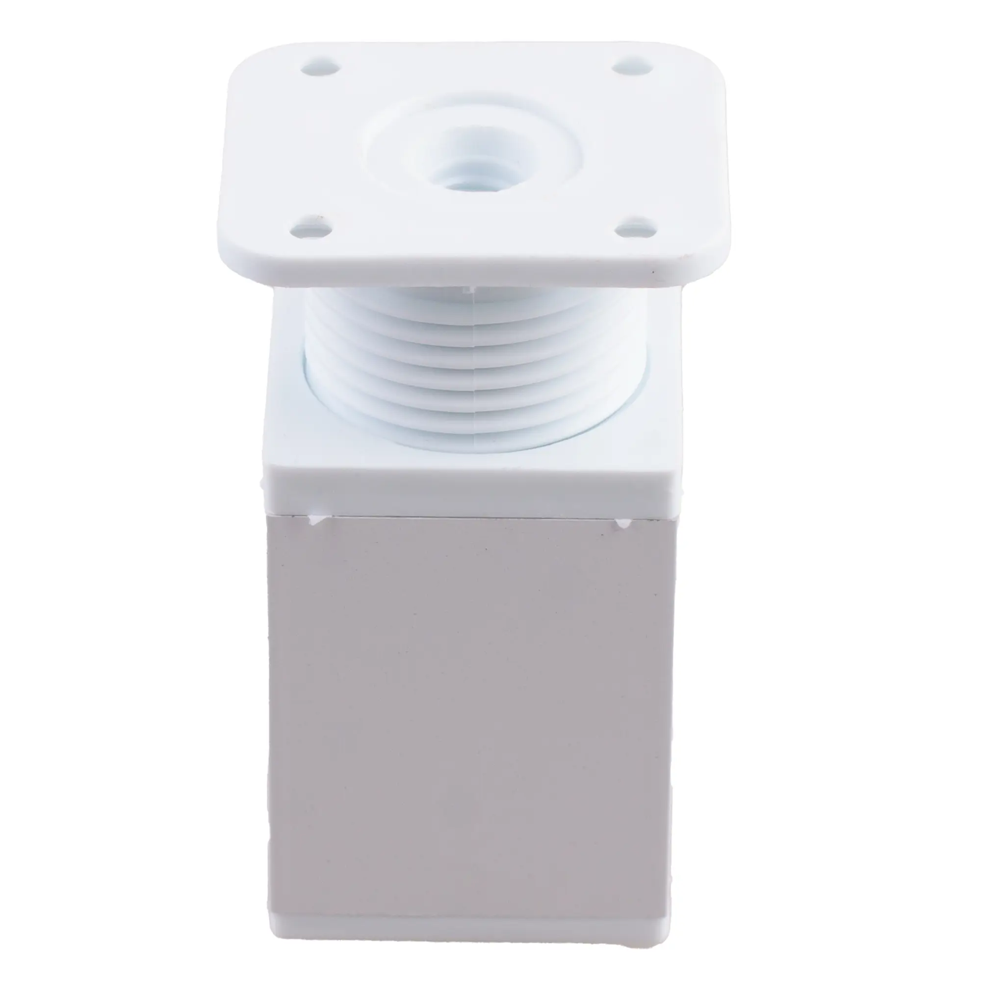 Мебельная ножка квадратная 40 мм высота 60 мм белая