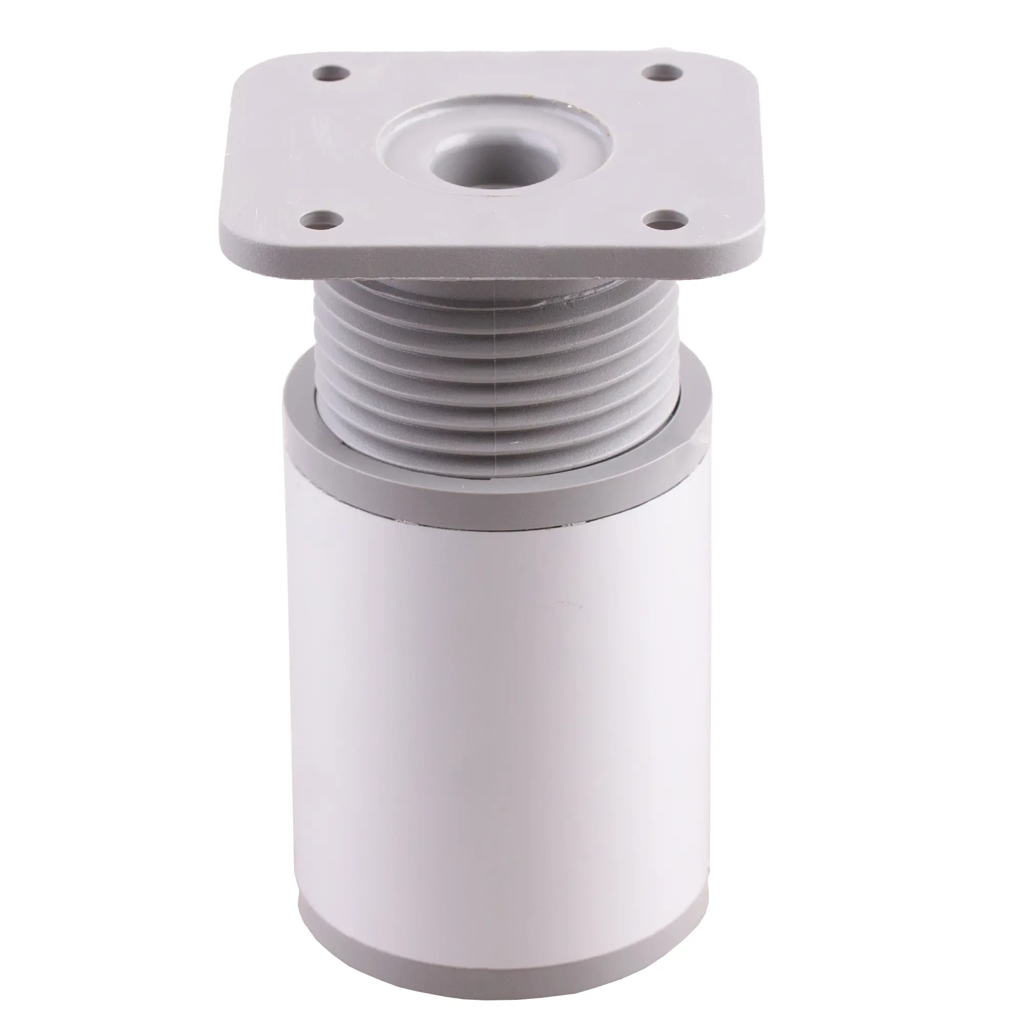 Мебельная ножка круглая 40 мм высота 60 мм матовый хром