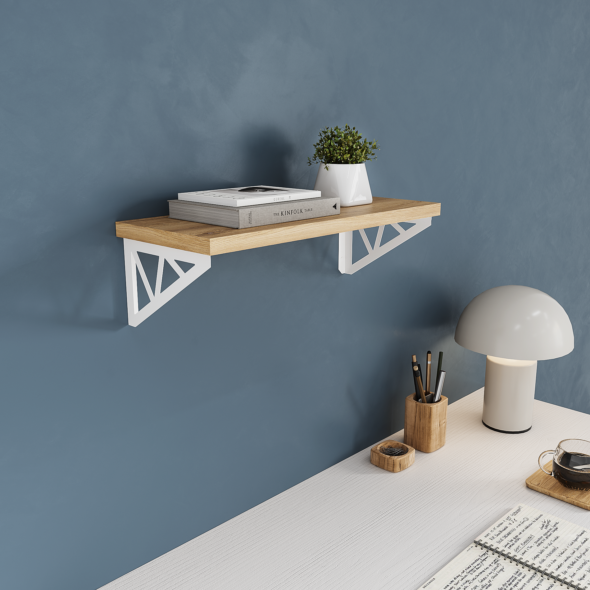 Изображение товара Утилитарный кронштейн Денвер 2x13 см белый