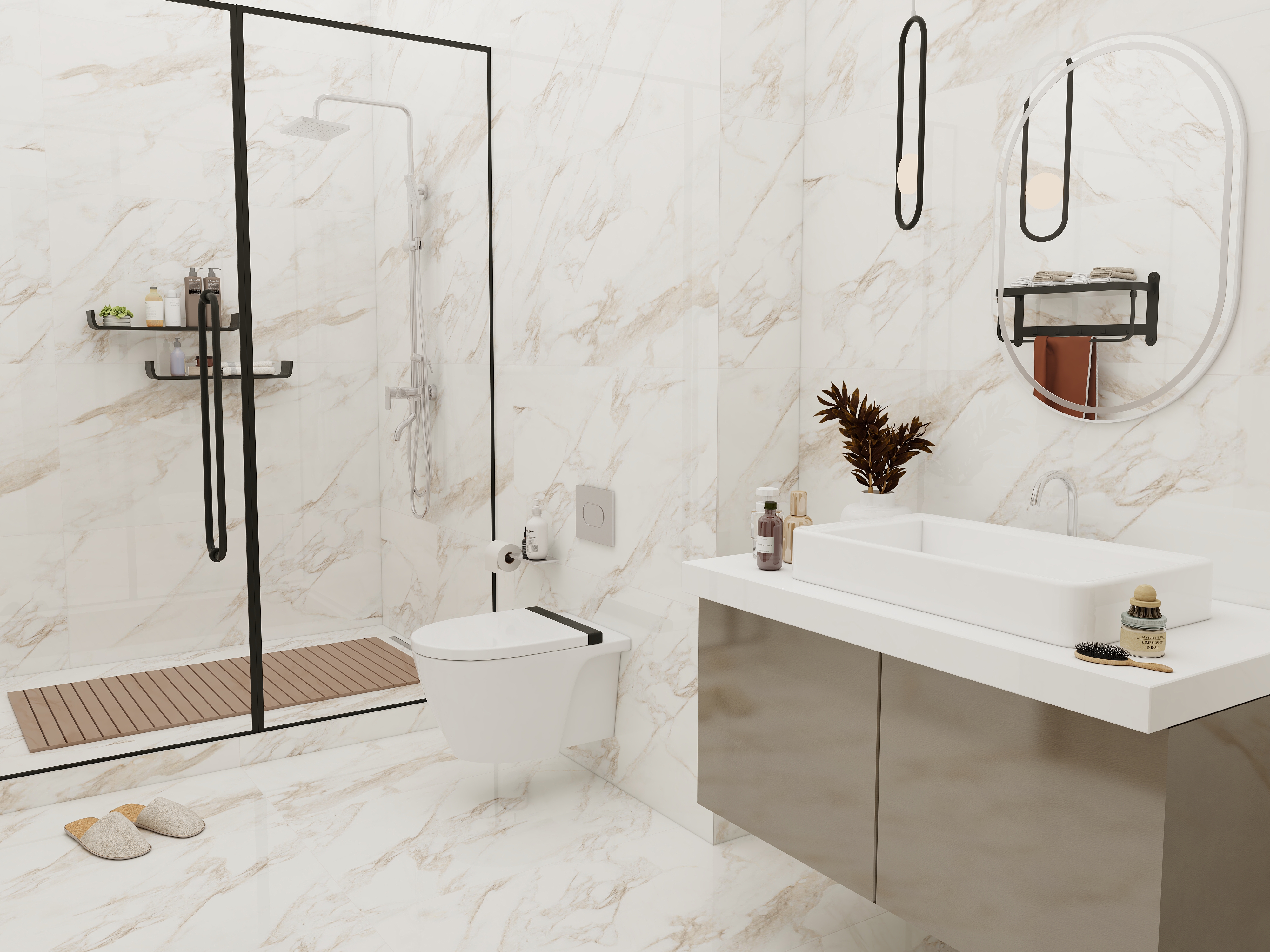 Изображение товара Керамогранит LMN Tile Solar Alba 120x60 0.72 м² цвет белый