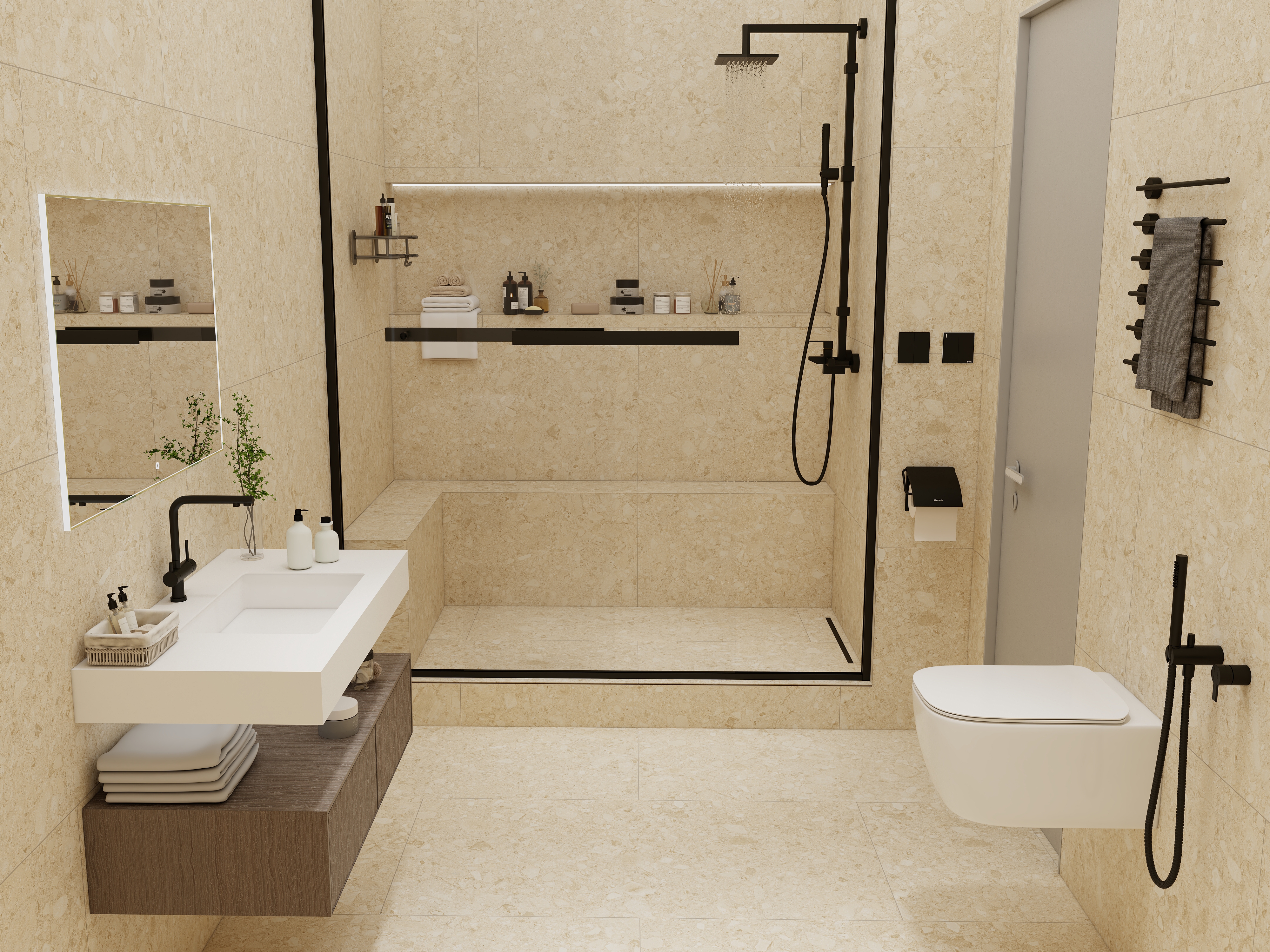 Изображение товара Керамогранит Leman Stone Arden 120x60 Бежевый