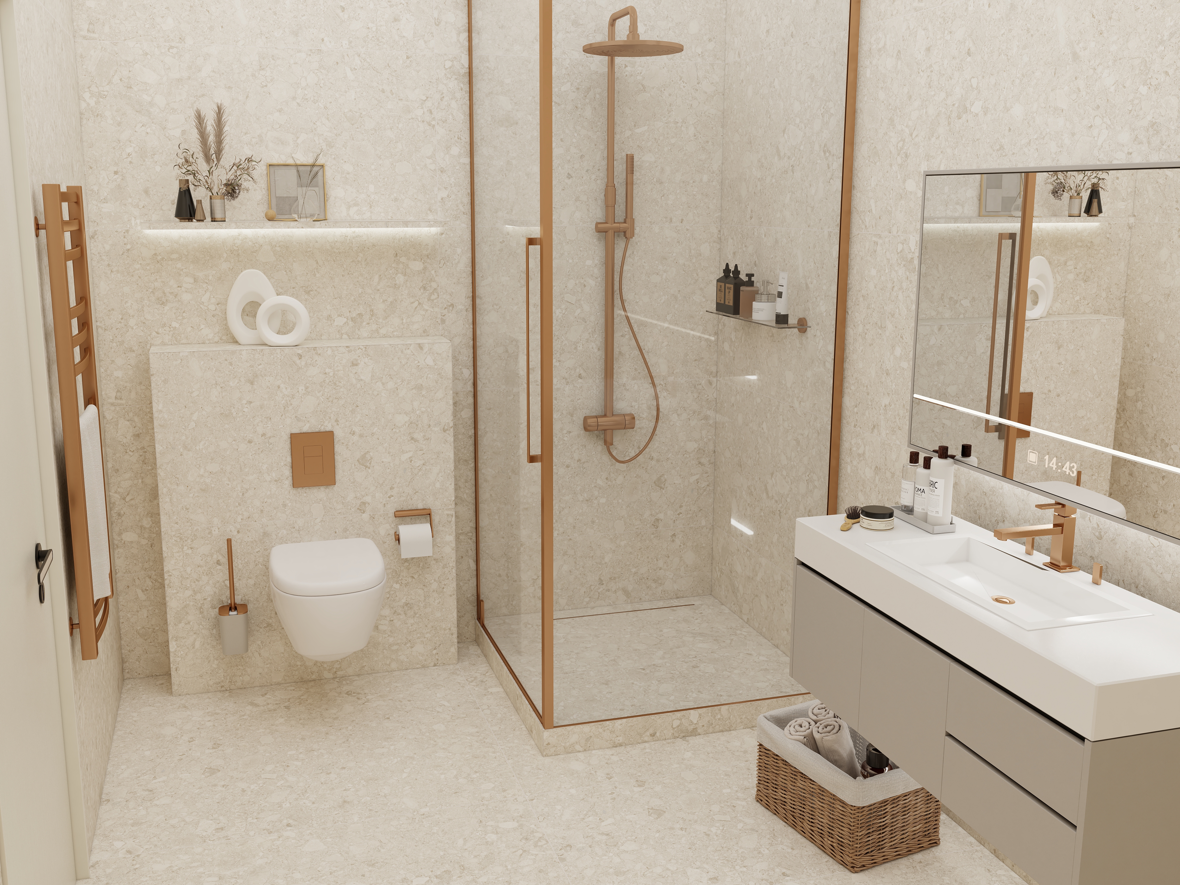 Изображение товара Керамогранит LMN Tile Stone Nordstone 120x60 0.72 м² цвет белый