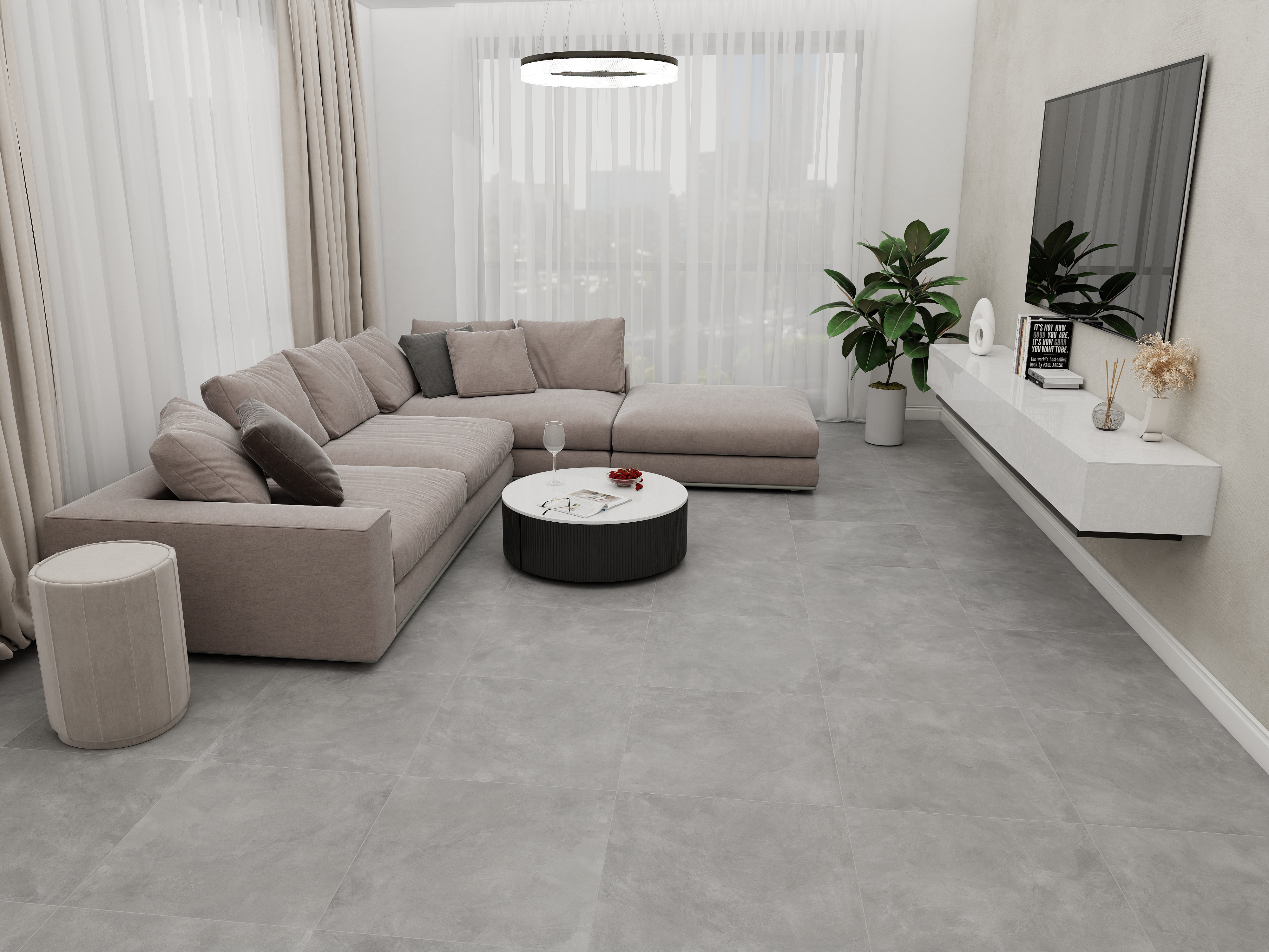 Изображение товара Керамогранит LMN Tile Urban Loft 60x60 0.36 м² цвет серый Изображение товара Керамогранит LMN Tile Urban Loft 60x60 0.36 м² цвет серый