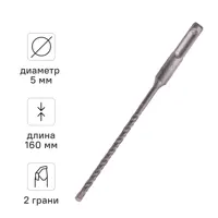 Изображение товара Бур по бетону SDS-plus Rage 5x160 мм для перфоратора