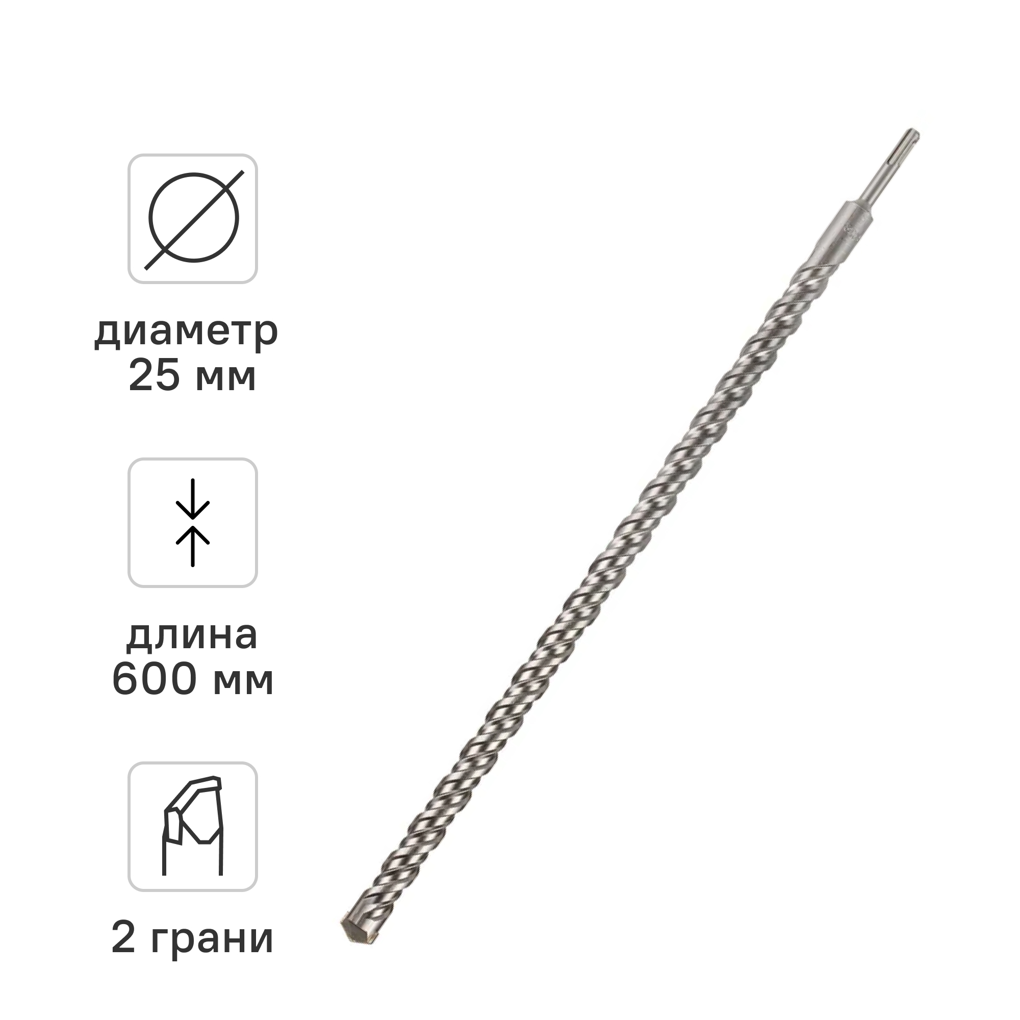 Изображение товара Бур по бетону SDS-plus Rage 562560 25x600 мм для перфораторов и отбойных молотков