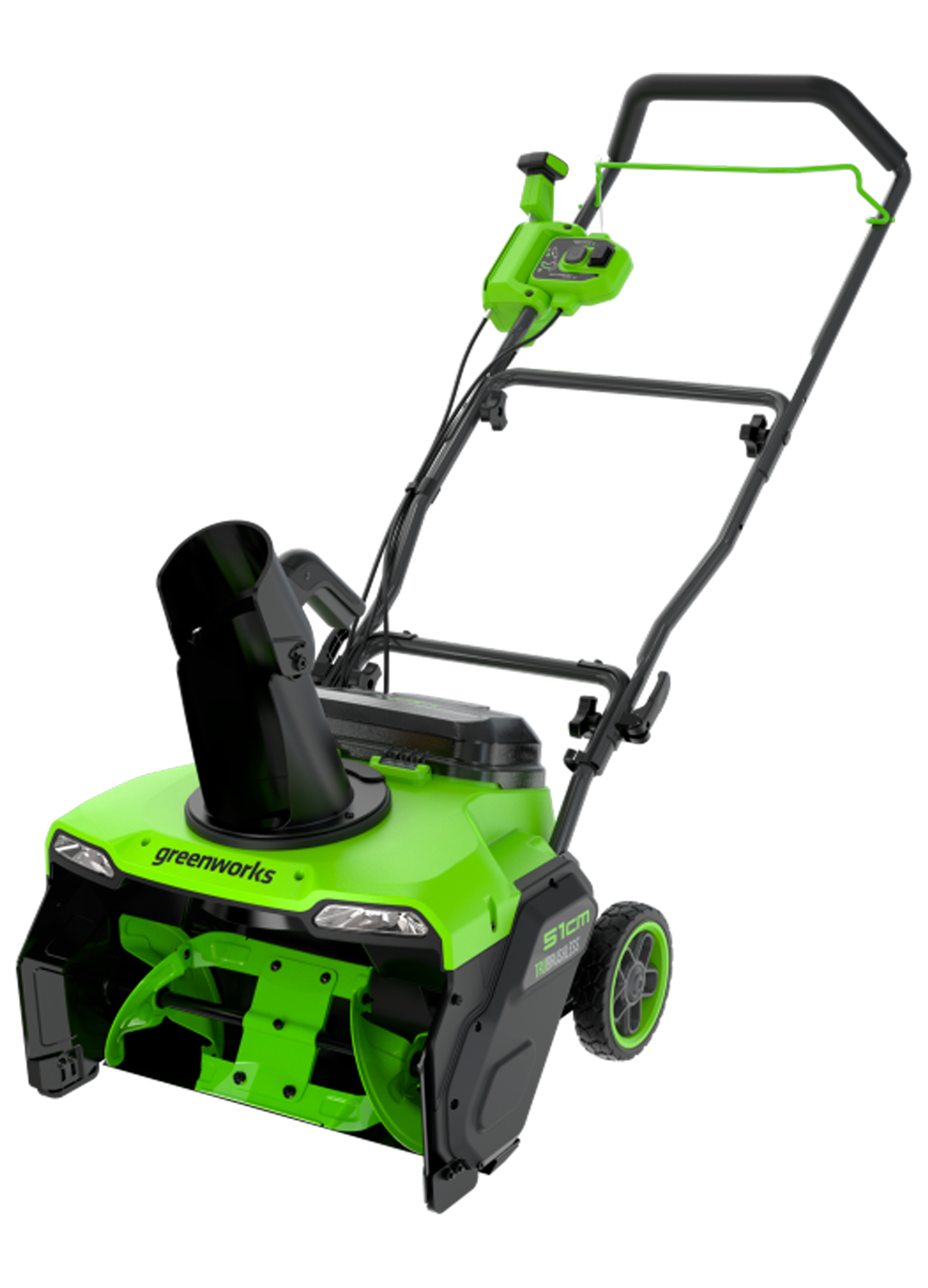 Изображение товара Аккумуляторный снегоуборщик Greenworks GD40STX2 51 см 40V бесщеточный