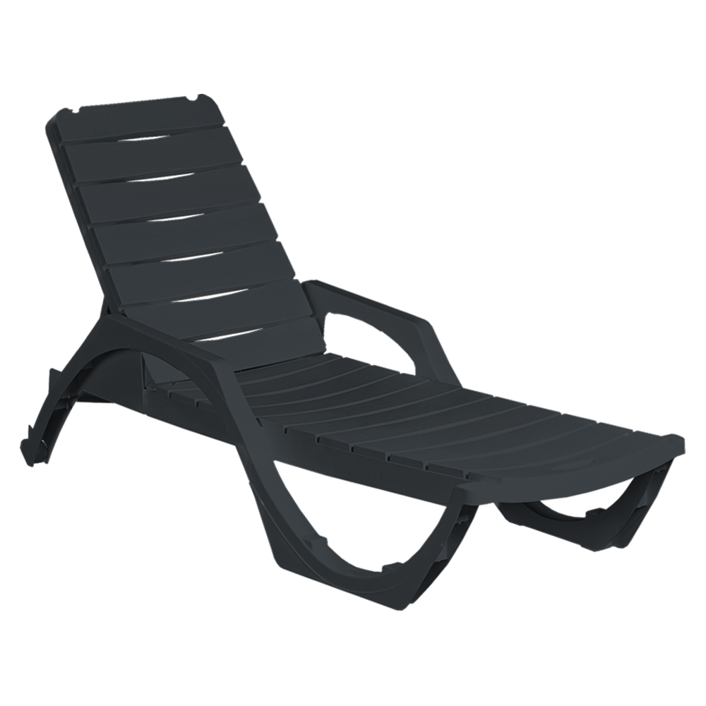 Изображение товара Шезлонг без подушки Easy Comfort Premium с регулируемой спинкой 190x69 см