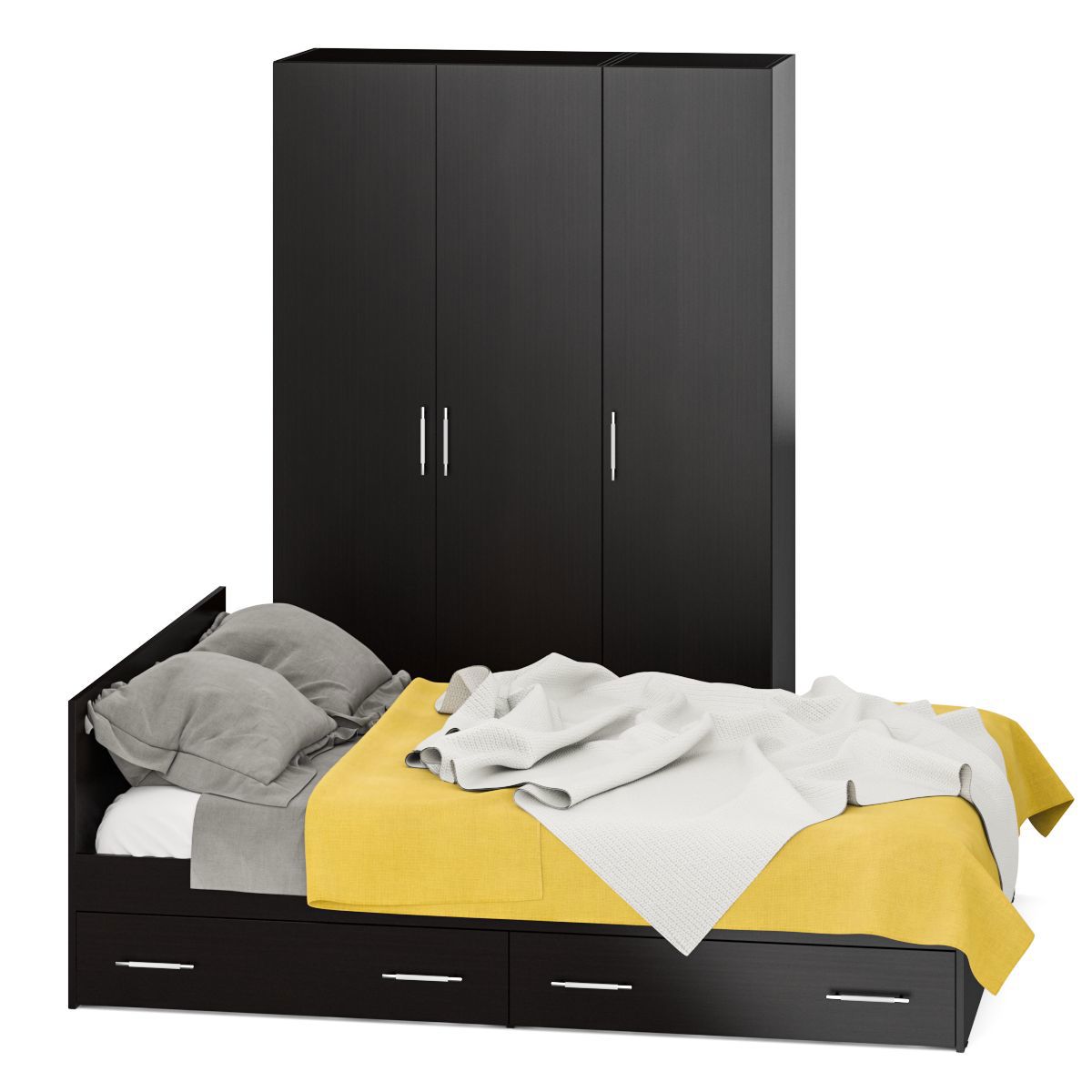 Изображение товара Спальный гарнитур Свк Стандарт № 1 140x200 венге