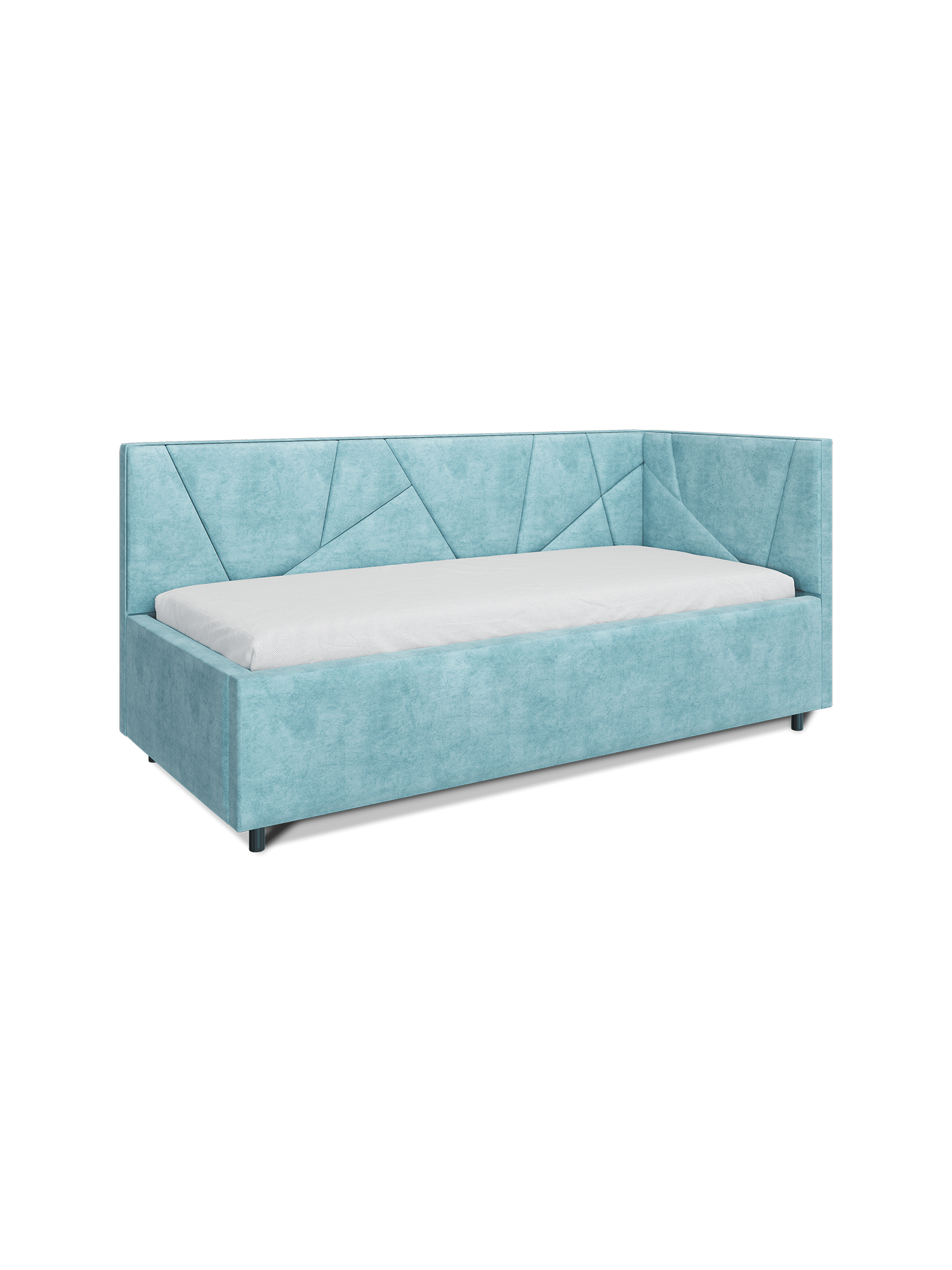 Изображение товара Кровать Апогей Рица 90x200 см подъемный механизм цвет brendy ocean