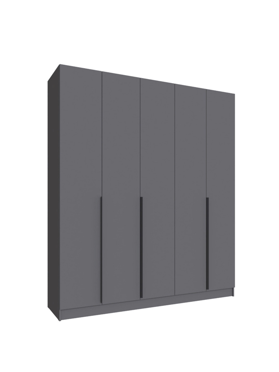 Изображение товара Шкаф распашной ТЭКС Мадрид 5 дверей 200x230x52 см графит матовый