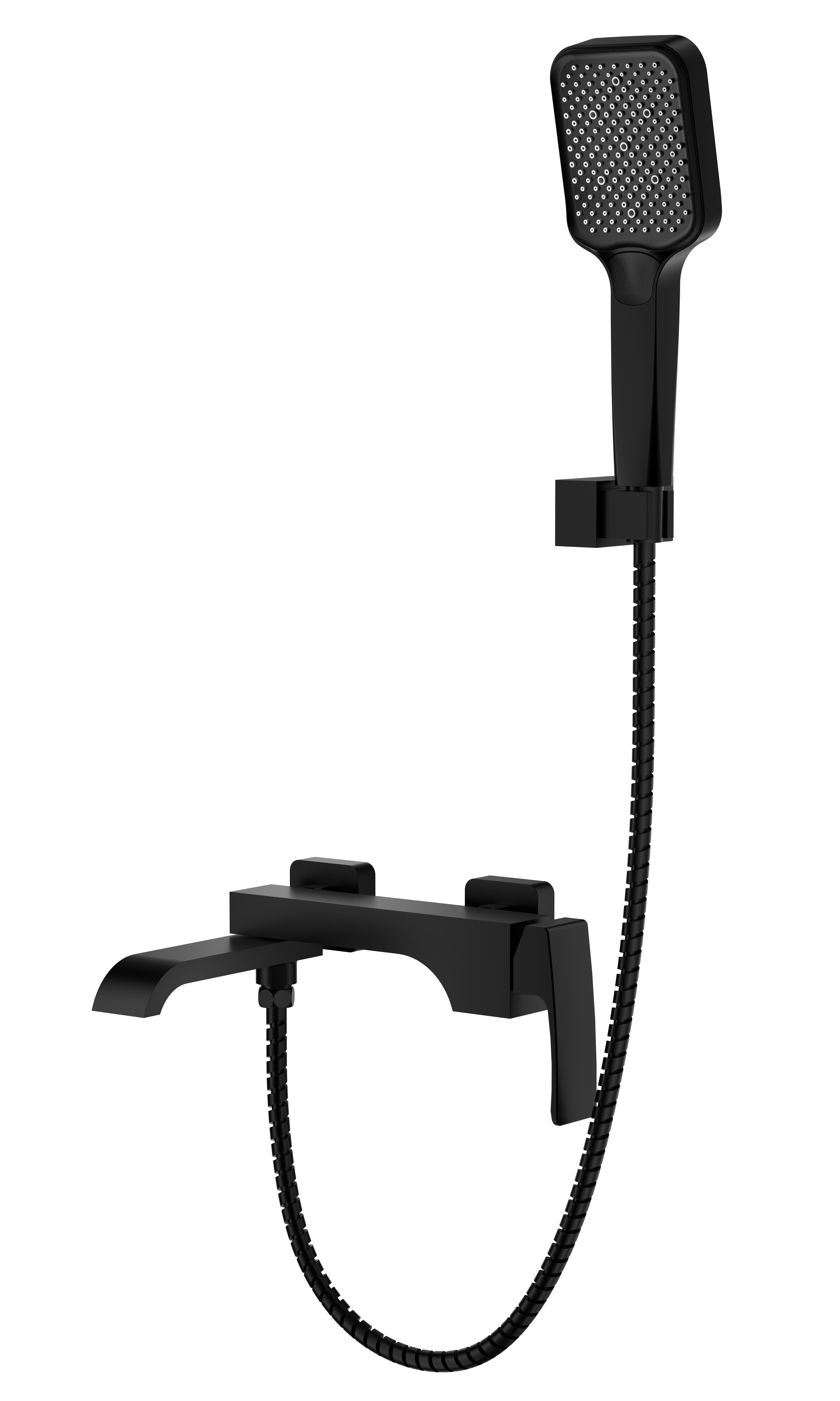 Изображение товара Смеситель для ванны RAGLO ЧЁРНЫЙ R02.30.06 настенный с поворотным изливом