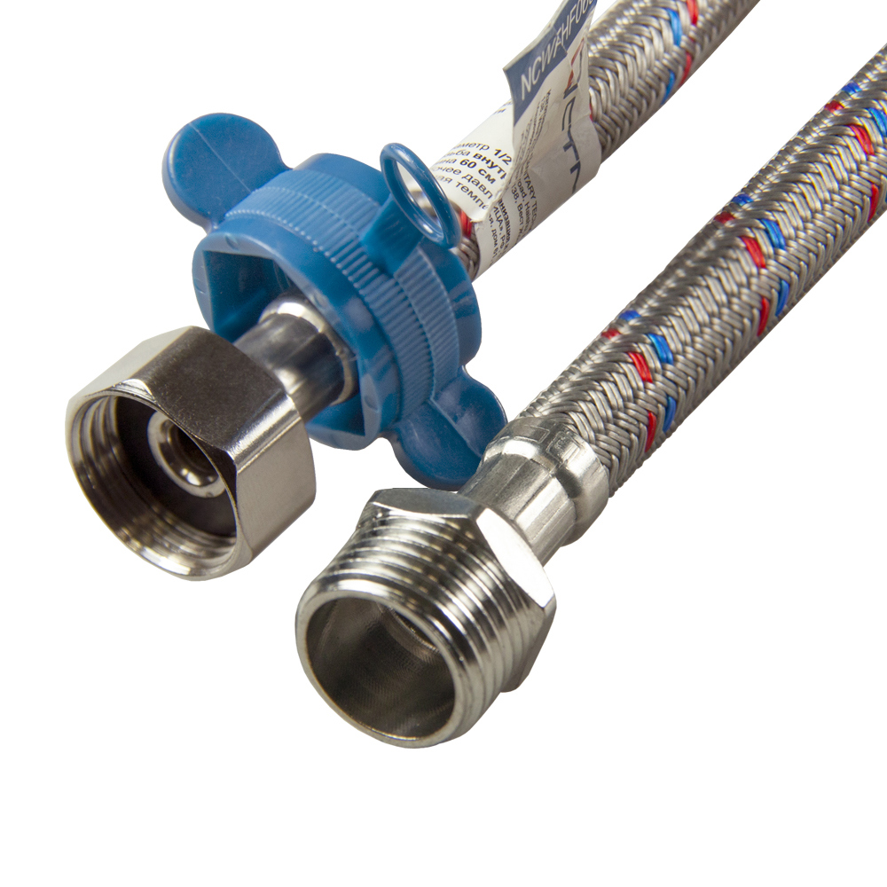 Изображение товара Гибкая подводка для воды СТМ 1/2" гайка-штуцер 300 см