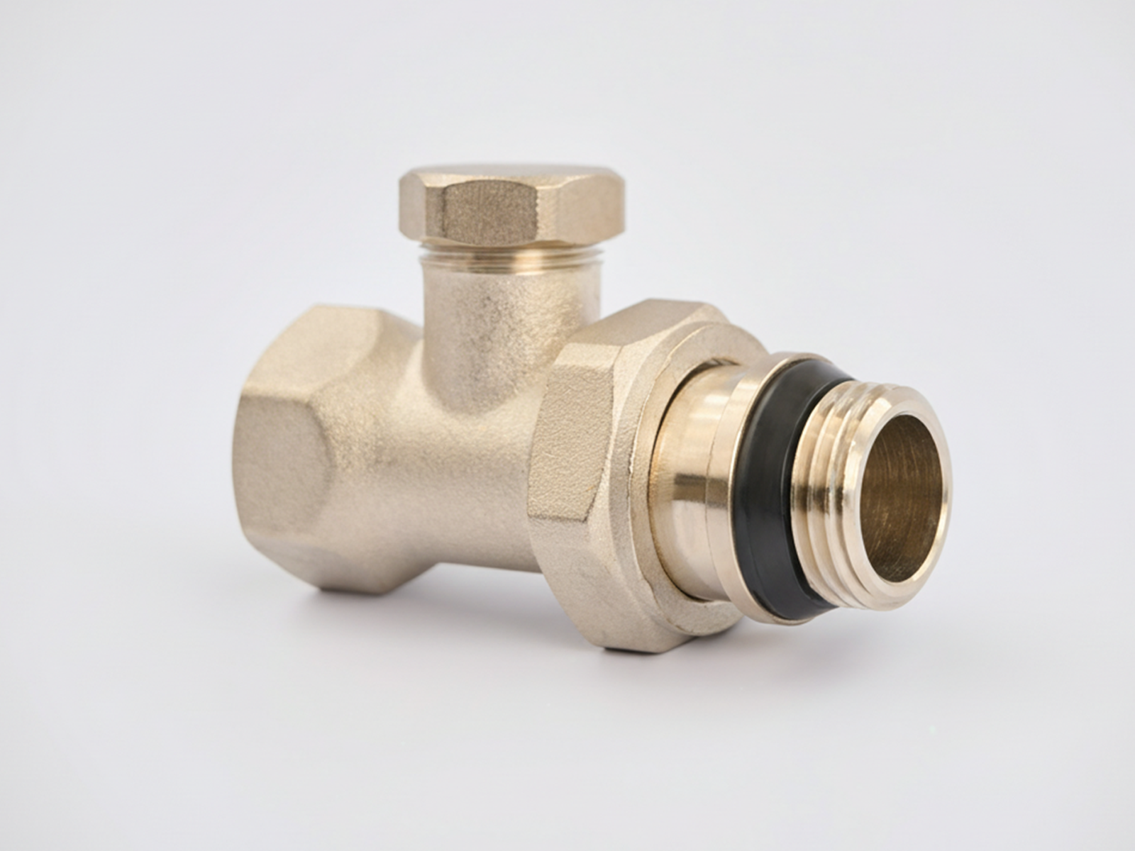 Изображение товара Вентиль для радиатора запорный прямой Guardo 1/2" латунь GRD-ZP12-NIK