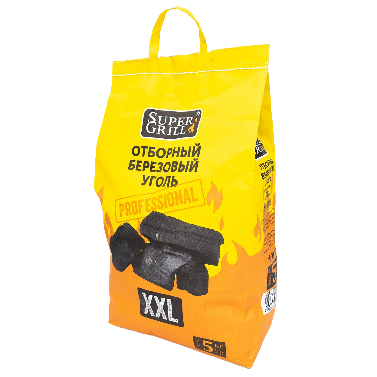 Изображение товара Уголь SuperGrill XXL береза 5 кг