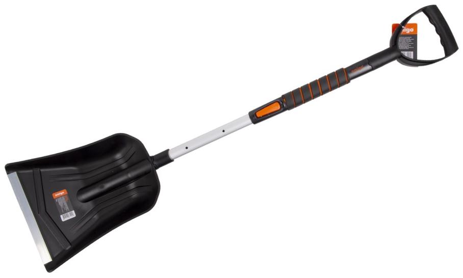Изображение товара Лопата автомобильная Amigo 71116 100 см для снега разборная с алюминиевым ковшом