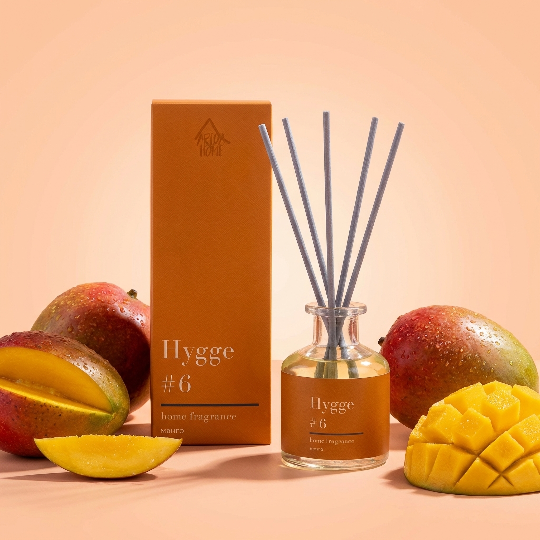 Изображение товара Ароматический диффузор Arida Home Hygge 6 Манго 50 мл