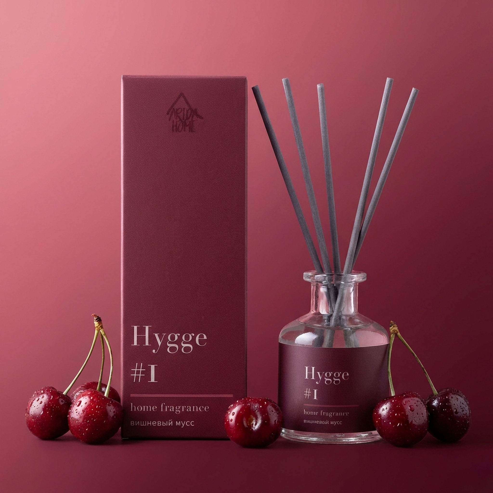 Изображение товара Ароматический диффузор Arida Home Hygge 1 Вишневый мусс 50 мл