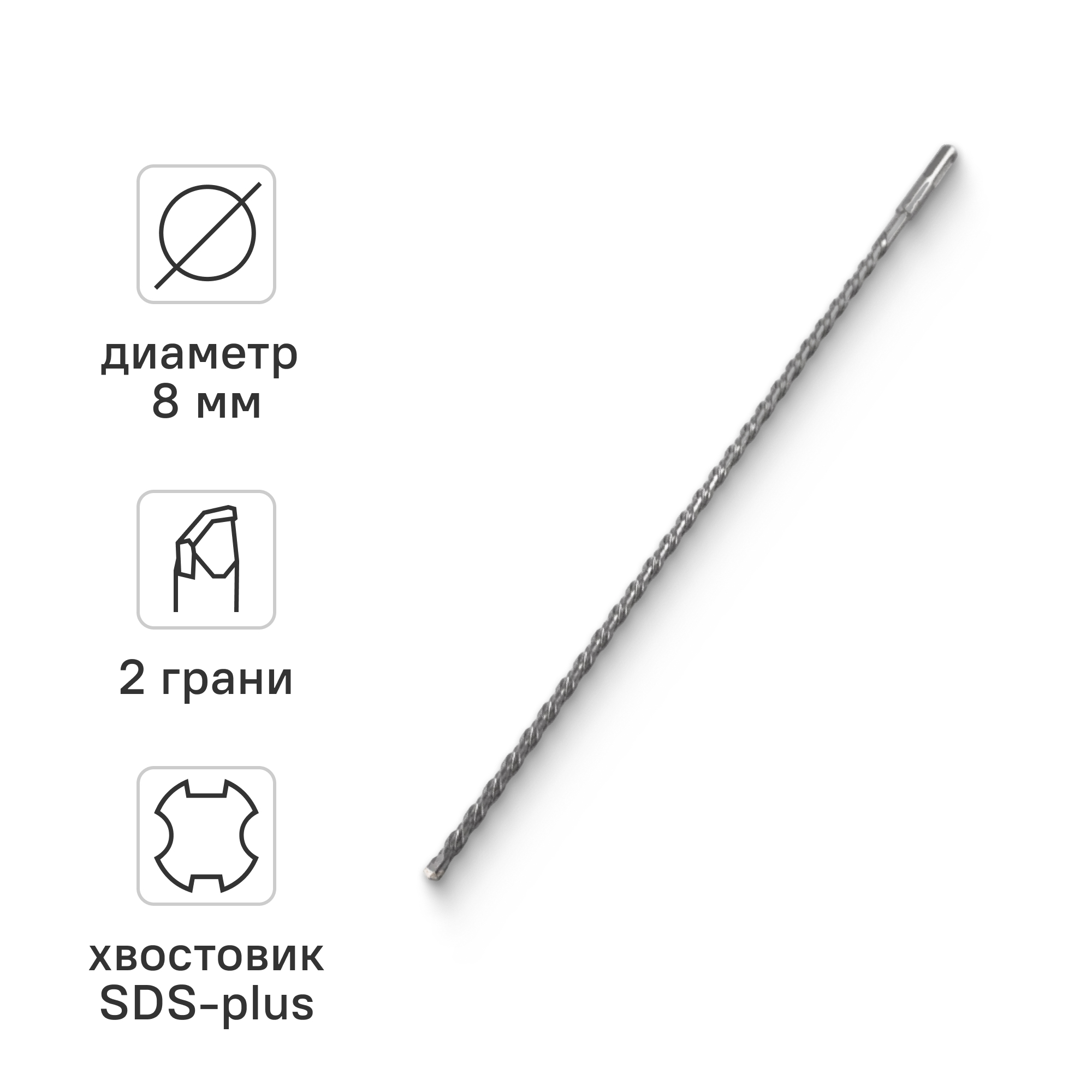 Изображение товара Бур по бетону SDS-plus Rage 560846 8x460 мм