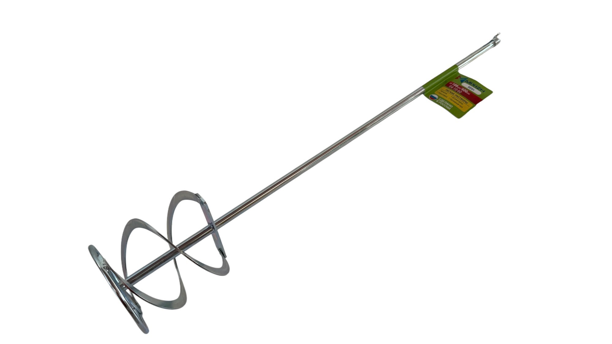 Изображение товара Насадка-миксер Mixizh 04-10-60 SDS Plus 100x600 мм сталь Изображение товара Насадка-миксер Mixizh 04-10-60 SDS Plus 100x600 мм сталь