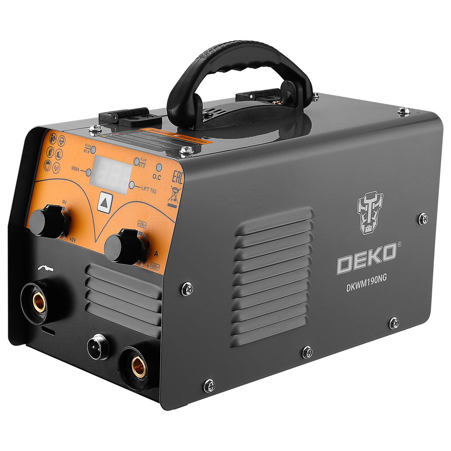 Изображение товара Сварочный полуавтомат инверторный Deko DKWM190NG, 190 А, до 1 мм