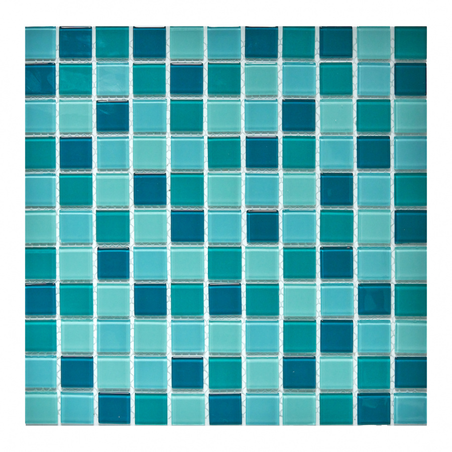 Изображение товара Мозаика Pixmosaic PIX006 из стекла 30x30x0.4 см цвет разноцветный 22 шт в упаковке
