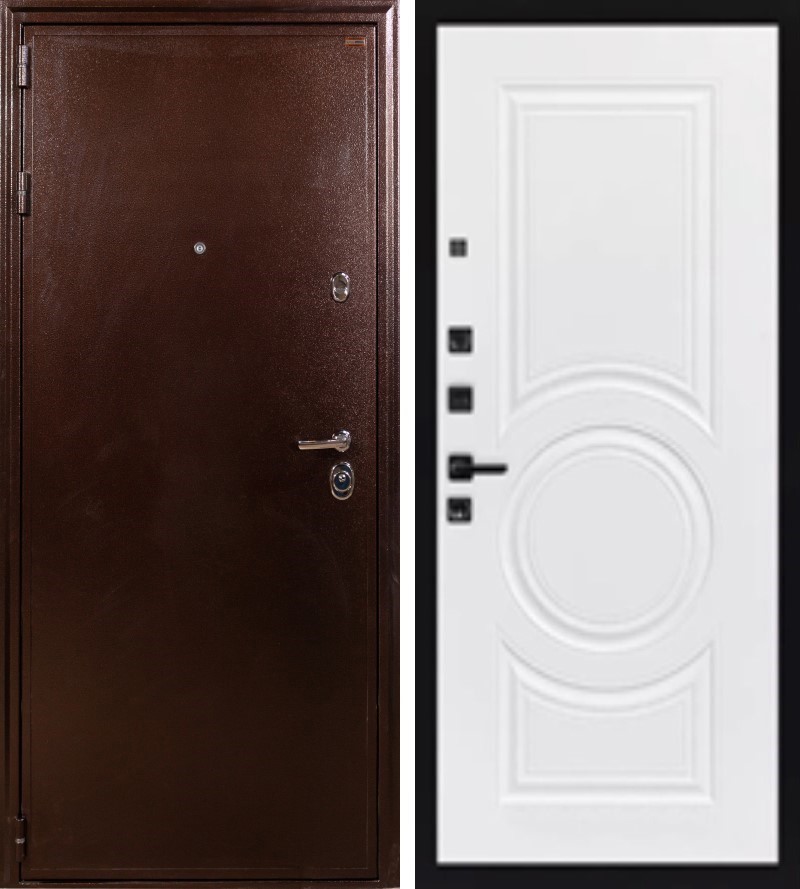 Изображение товара Входная дверь Lex Цезарь Левый для квартиры с базальтовой плитой и двумя замками