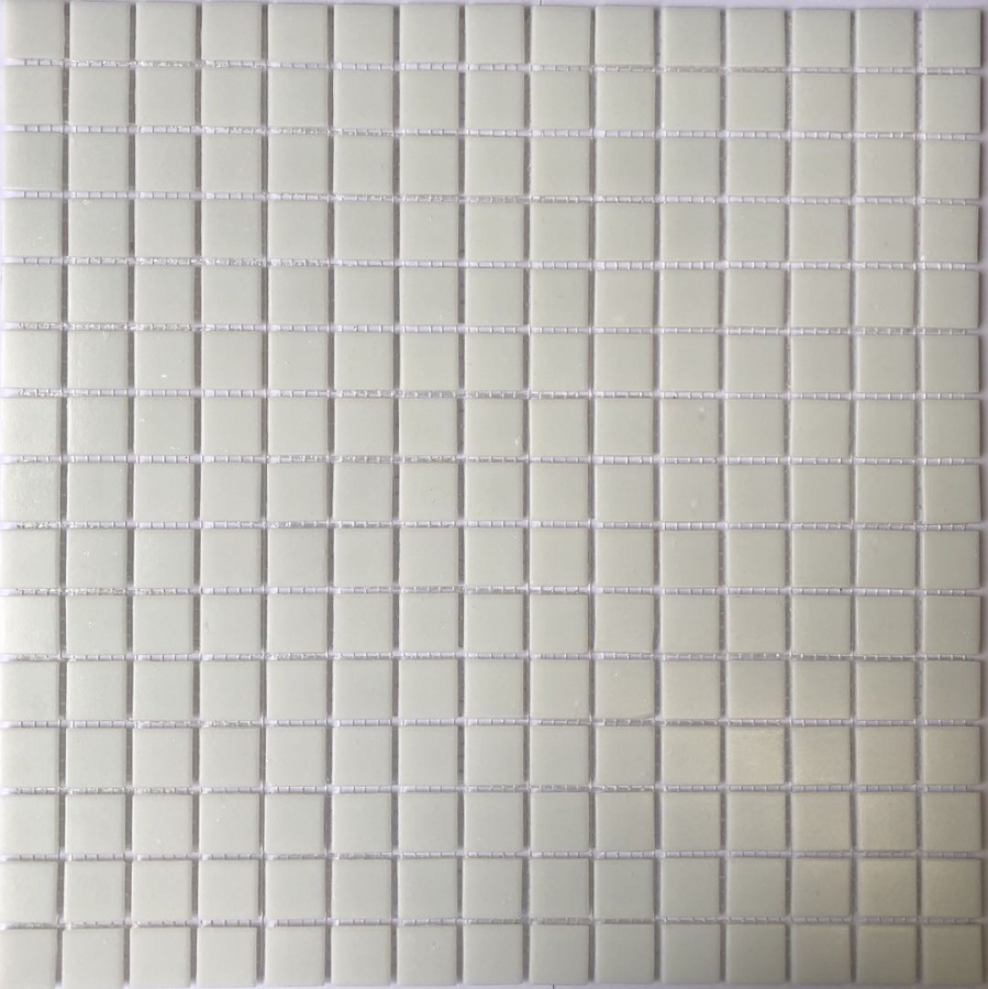 Изображение товара Мозаика Pixmosaic PIX122 из стекла на сетке 31.6x31.6x0.4 см матовая цвет белый 20 шт в упаковке