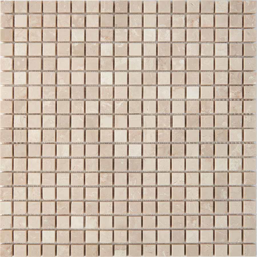 Изображение товара Мозаика Pixmosaic PIX 234 из мрамора Cream marfil на сетке 30.5x30.5x0.4 см матовая цвет бежевый 11 шт в упаковке Изображение товара Мозаика Pixmosaic PIX 234 из мрамора Cream marfil на сетке 30.5x30.5x0.4 см матовая цвет бежевый 11 шт в упаковке