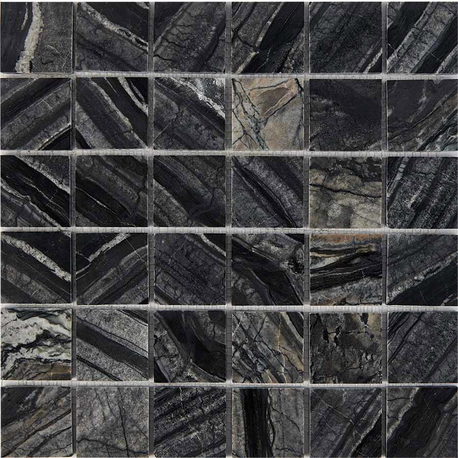 Изображение товара Мозаика из мрамора Pixmosaic PIX 257 Royal Grey 30.5x30.5 см, полированная