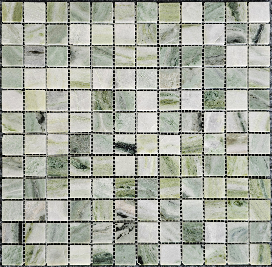 Изображение товара Мозаика Pixmosaic PIX 314 Jet Green 30.5x30.5x0.4 см полированная цвет зеленый