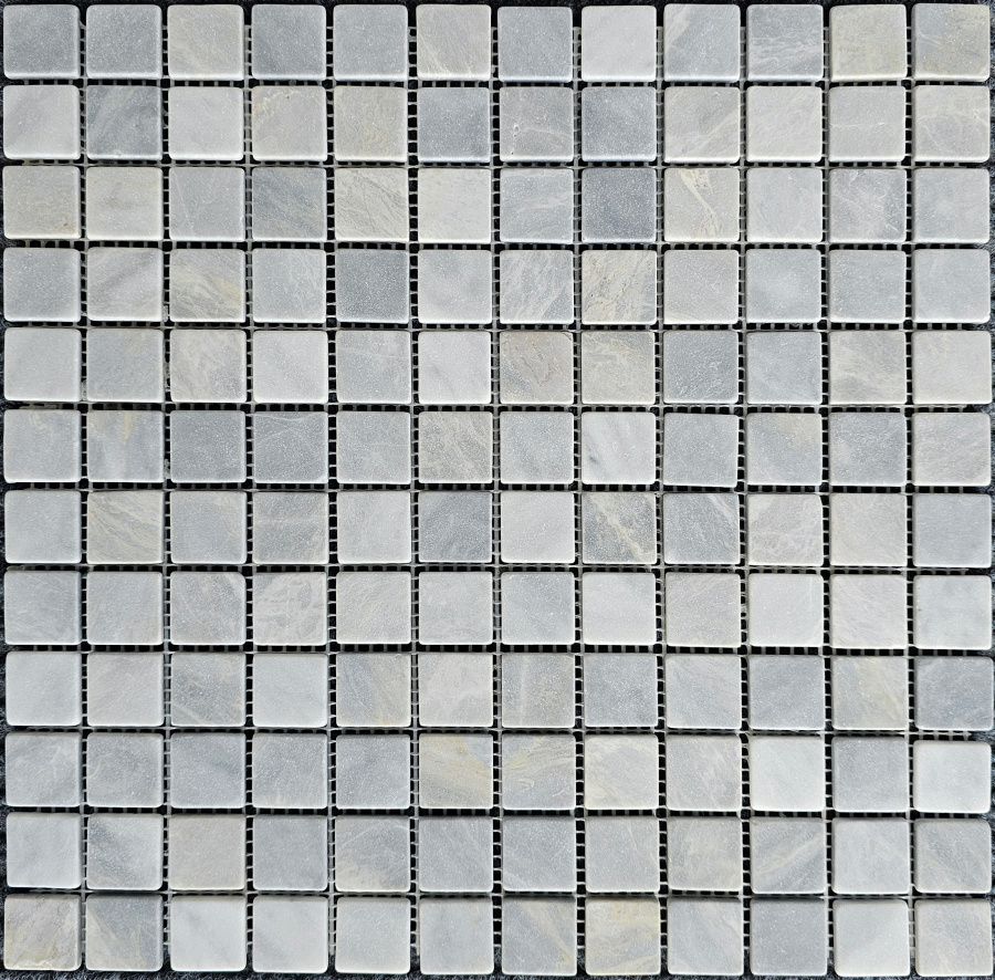 Изображение товара Мозаика Pixmosaic PIX 335 Ice Grey 30.5x30.5x0.4 см матовая цвет серый