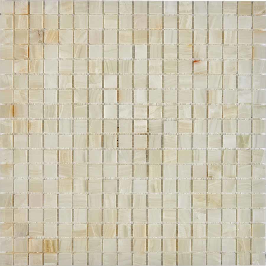Изображение товара Мозаика Pixmosaic PIX 200 White onyx 30.5x30.5x0.6 см полированная 11 шт в упаковке