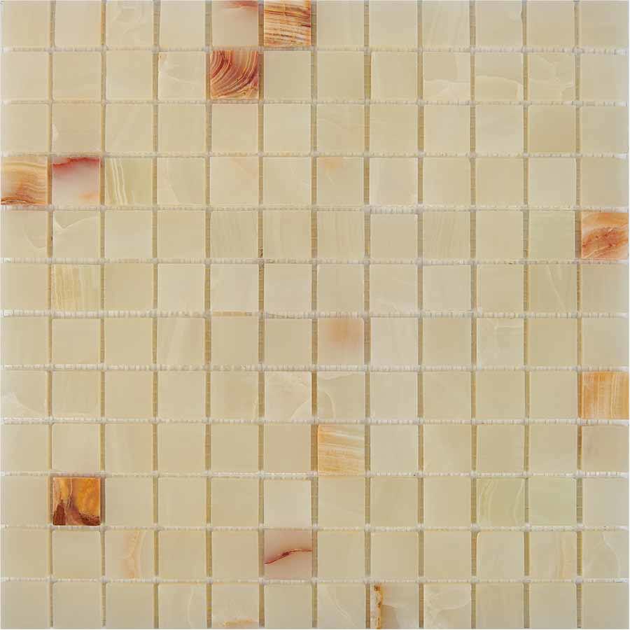 Изображение товара Мозаика Pixmosaic PIX 203 White onyx 30.5x30.5x0.6 см полированная