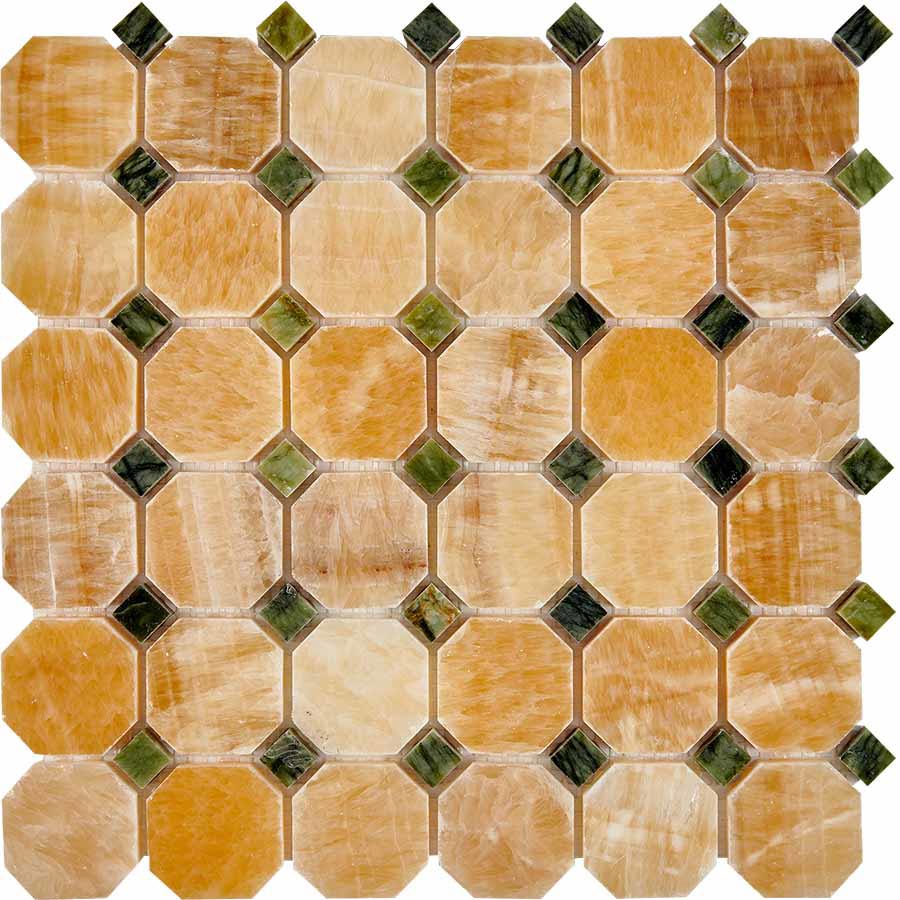 Изображение товара Мозаика Pixmosaic PIX 210 Honey onyx Dondong 30.5x30.5x0.8 см полированная цвет разноцветный