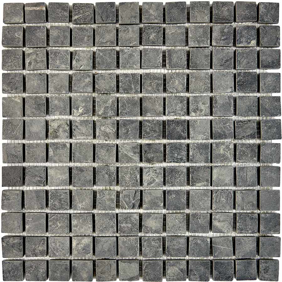 Изображение товара Мозаика Pixmosaic PIX 297 из сланца Slate Black на сетке 30.5x30.5x0.8-1 см природная матовая цвет серый/серебристый 11 шт в упаковке Изображение товара Мозаика Pixmosaic PIX 297 из сланца Slate Black на сетке 30.5x30.5x0.8-1 см природная матовая цвет серый/серебристый 11 шт в упаковке