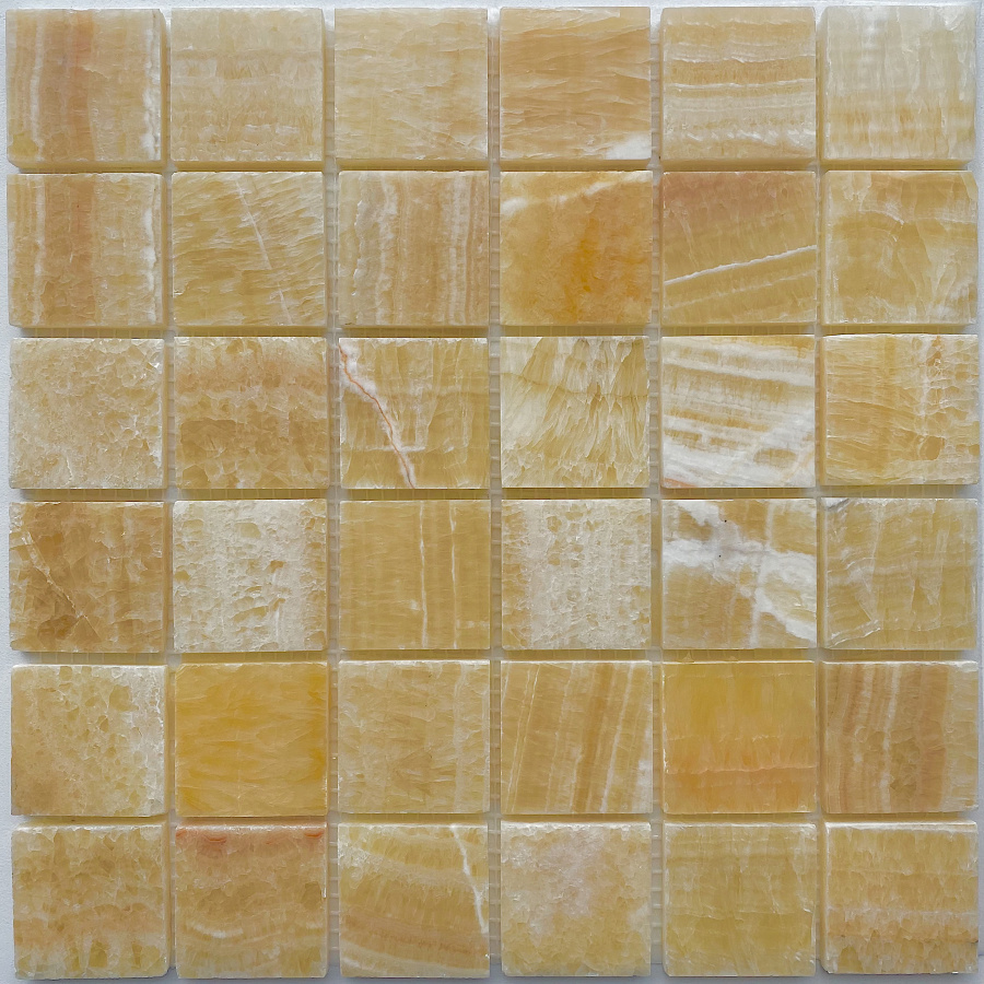 Изображение товара Мозаика PIXMOSAIC PIX 307 Honey onyx 30.5x30.5 см полированная