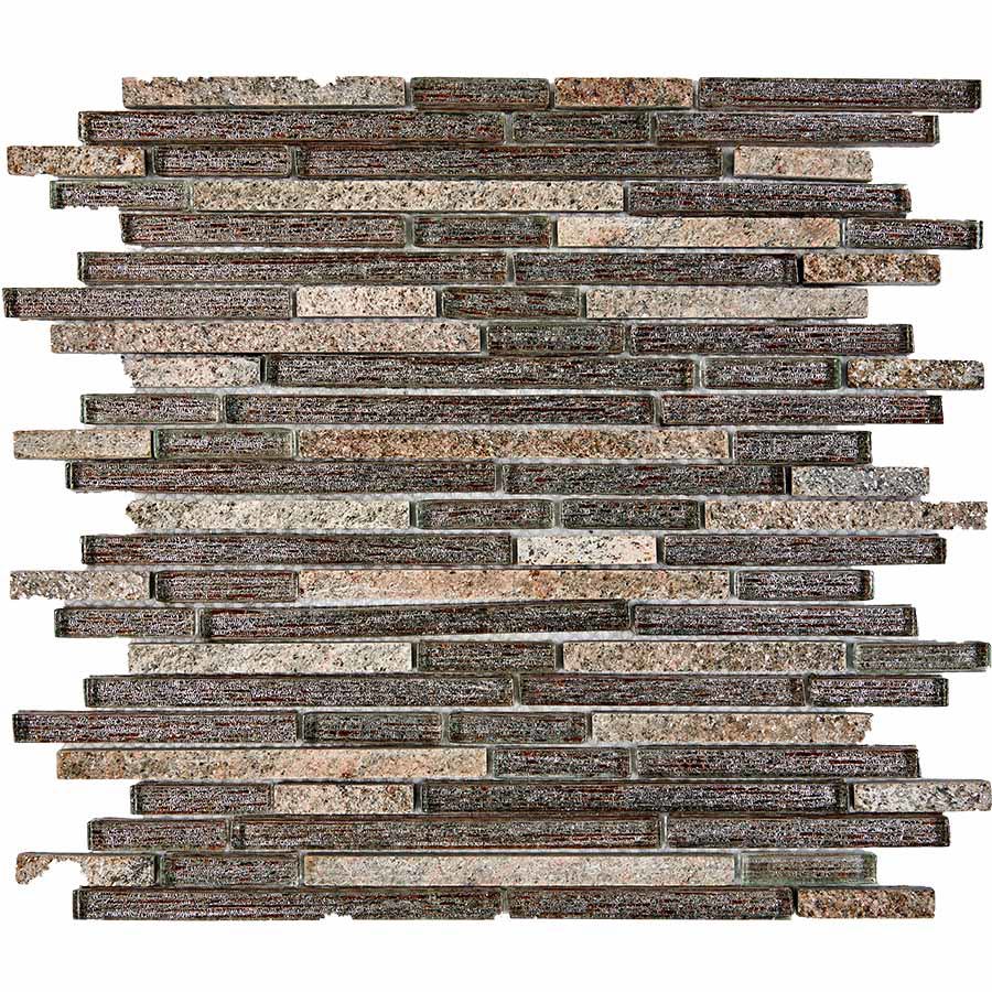 Изображение товара Мозаика Pixmosaic PIX726 из мрамора и стекла 28.6x30x0.8 см цвет разноцветный