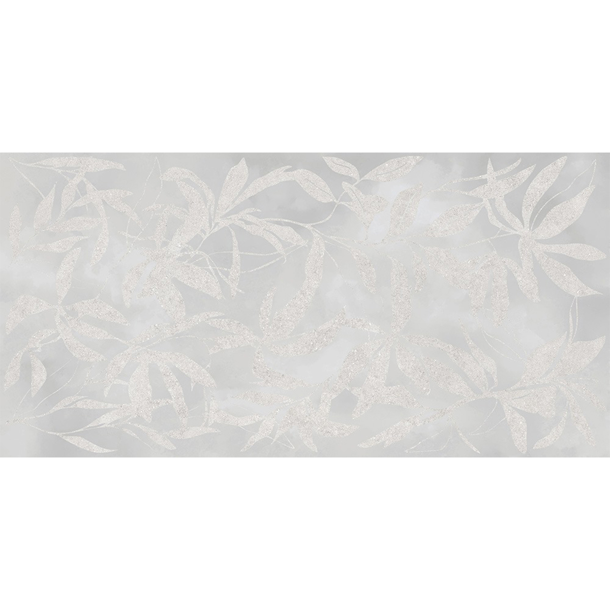 Изображение товара Керамогранит Vitra ArtWall Цветы 60x120 см цвет серый матовый