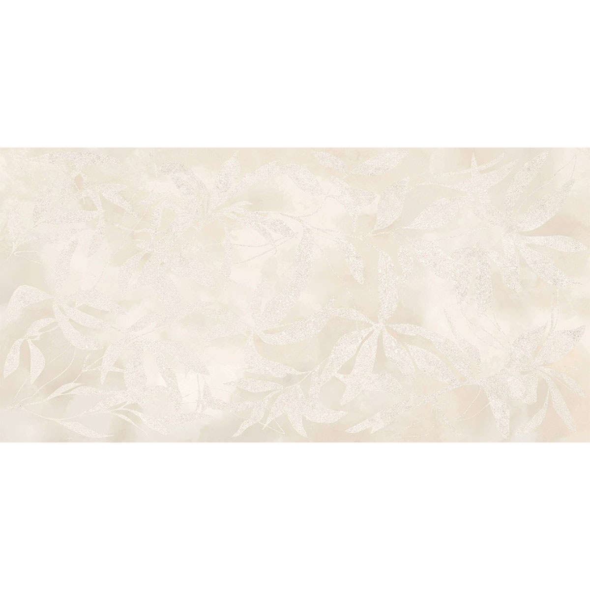 Изображение товара Керамогранит Vitra ArtWall Цветы Слоновая Кость Матовый 60x120 см
