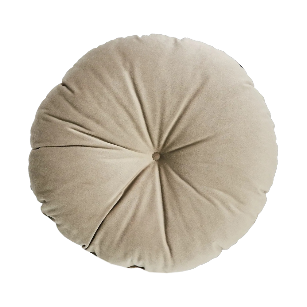 Изображение товара Декоративная подушка Ø37 см серо-коричневая от бренда SEASONS