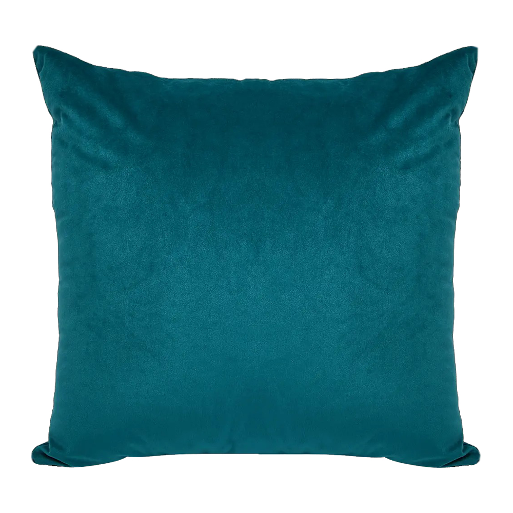 Изображение товара Декоративная подушка Seasons Emerald 45x45 см темно-бирюзовая современный дизайн