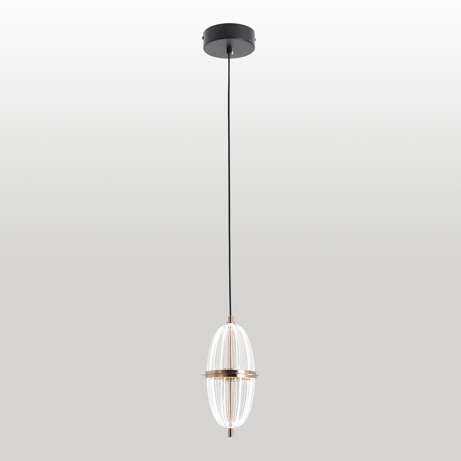 Изображение товара Светильник подвесной светодиодный Lussole Lsp-7515 5 м² нейтральный белый свет цвет прозрачный