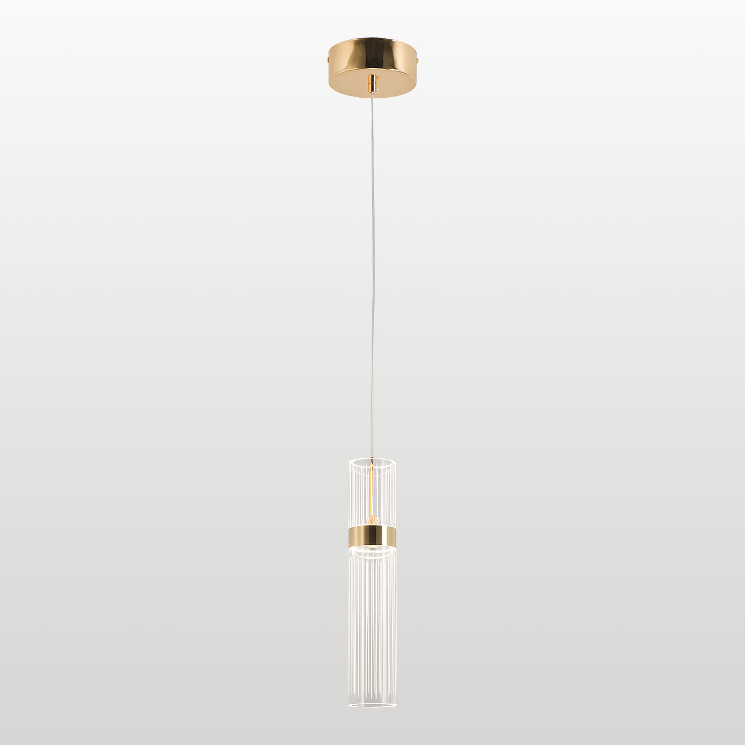 Изображение товара Светильник подвесной светодиодный Lussole Lsp-7534 5 м² нейтральный белый свет цвет прозрачный